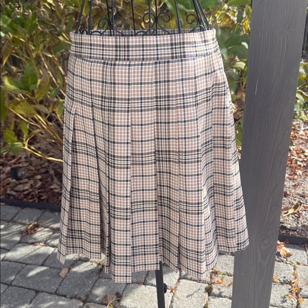 Bagatelle pleated plaid mini skirt - Picture 4 of 4